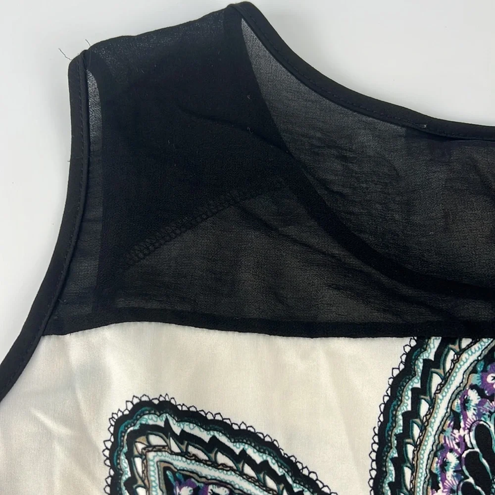 Carol Rose Tank Top Blouse Sz: Small - Picture 4 of 10